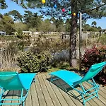 营地 Mobil Avec Terrasse - Proche Plages Cap-ferret - 4-6 Pers 4 Etoiles Les Viviers