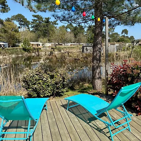 Кемпинг Mobil Avec Terrasse - Proche Plages Cap-ferret - 4-6 Pers 4 Etoiles Les Viviers