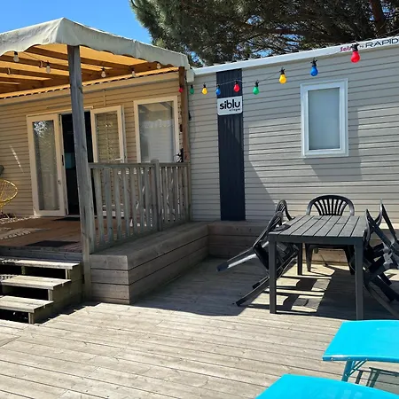 Parque de Campismo Mobil Avec Terrasse - Proche Plages Cap-ferret - 4-6 Pers 4 Etoiles Les Viviers