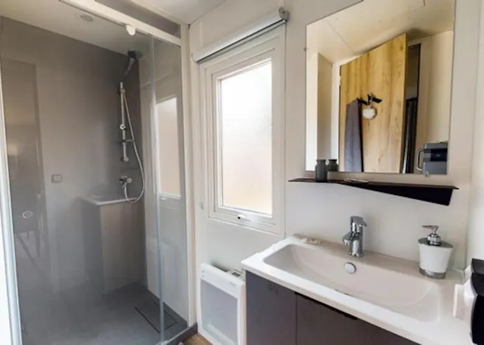 Campingplatz Mobil Home Avec Terrasse - Proche Plages Cap-Ferret - 4-6 Personnes Lège-Cap-Ferret